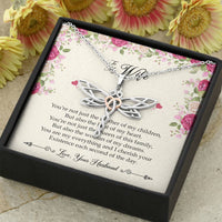 Load image into Gallery viewer, To My Wife, You Are My Everything, Dragonfly Necklace For Women, Anniversary Birthday Gifts From Husband
