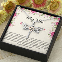 Load image into Gallery viewer, To My Best Friend Gifts, My Tribe , Dragonfly Necklace For Women, Birthday Present Idea From Bestie
