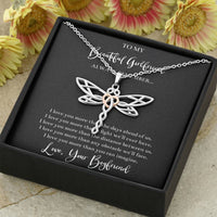 Load image into Gallery viewer, To My Girlfriend, I Love You, Dragonfly Necklace For Women, Anniversary Birthday Valentines Day Gifts From Boyfriend
