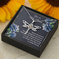Load image into Gallery viewer, To My Girlfriend, You Are My Person, Dragonfly Necklace For Women, Anniversary Birthday Gifts From Boyfriend
