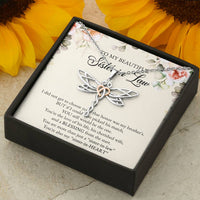 Load image into Gallery viewer, To My Sister-in-law Gifts, I Did Not Choose You, Dragonfly Necklace For Women, Birthday Present Idea From Sister
