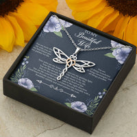 Load image into Gallery viewer, To My Wife, You Are More Than My Wife, Dragonfly Necklace For Women, Anniversary Birthday Gifts From Husband
