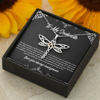 Load image into Gallery viewer, To My Soulmate, The Day I Met You, Dragonfly Necklace For Girlfriend, Anniversary Birthday Valentines Day Gifts From Boyfriend
