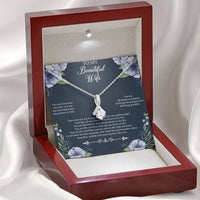 Load image into Gallery viewer, To My Wife, You Are More Than My Wife, Alluring Beauty Necklace For Women, Anniversary Birthday Gifts From Husband
