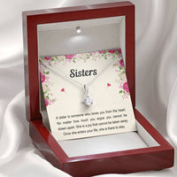 Load image into Gallery viewer, To My Sister Gifts, Someone Who Loves You From The Heart, Alluring Beauty Necklace For Women, Birthday Present Idea From Sister Brother
