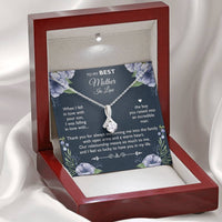 Load image into Gallery viewer, To My Mother-in-law Gifts, I Feel So Lucky, Alluring Beauty Necklace For Women, Birthday Mothers Day Present From Daughter-in-law Son-in-law
