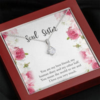 Load image into Gallery viewer, To My Best Friend Gifts, You Mean The World To Me, Alluring Beauty Necklace For Women, Birthday Present Idea From Bestie
