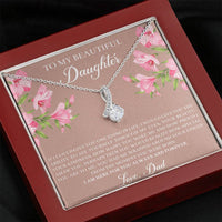 Load image into Gallery viewer, To My Daughter Gifts, If I Could Give You One Thing In Life, Alluring Beauty Necklace For Women, Birthday Present Idea From Dad
