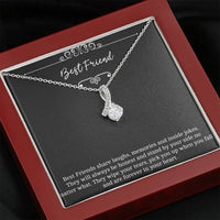 Load image into Gallery viewer, To My Friend Gifts, Forever In Your Heart, Alluring Beauty Necklace For Women, Birthday Present Idea From Bestie
