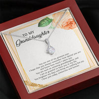 Load image into Gallery viewer, To My Granddaughter Gifts, You Are One Of My Greatest Joys, Alluring Beauty Necklace For Women, Birthday Present Idea From Grandma Grandpa
