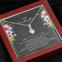 Load image into Gallery viewer, To My Granddaughter Gifts, Every Day That You Are Not With Me, Alluring Beauty Necklace For Women, Birthday Present Idea From Grandma Granpa
