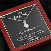 Load image into Gallery viewer, To My Stepmom Gifts, You Are More Than Just A Parent, Alluring Beauty Necklace For Women, Birthday Mothers Day Present From Stepdaughter
