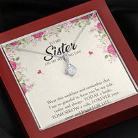Load image into Gallery viewer, Sister of the Bride Gifts, I Am So Grateful To Have You, Alluring Beauty Necklace For Women, Wedding Day Thank You Ideas From Bride
