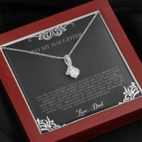 Load image into Gallery viewer, To My Daughter  Gifts, You Are My Greatest Gift, Alluring Beauty Necklace For Women, Birthday Present Idea From Dad
