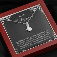Load image into Gallery viewer, To My Maid Of Honor Gifts, Love And Support, Alluring Beauty Necklace For Women, Wedding Day Thank You Ideas From Bride
