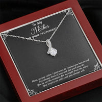 Load image into Gallery viewer, Mom Retirement Gifts, As You Retire, Happy Retirement Alluring Beauty Necklace For Women, Retirement Party Favor From Daughter Son
