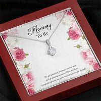 Load image into Gallery viewer, Gift for Expecting Mom, To An Amazing Woman, Mom to Be Alluring Beauty Necklace For Women, Pregnancy Gift For New Mother
