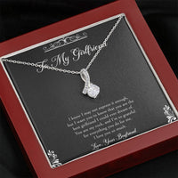 Load image into Gallery viewer, To My Girlfriend, You Are My Rock, Alluring Beauty Necklace For Women, Anniversary Birthday Valentines Day Gifts From Boyfriend
