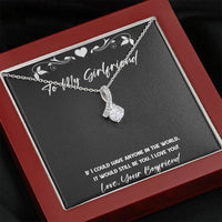 Load image into Gallery viewer, To My Girlfriend, It Would Still Be You, Alluring Beauty Necklace For Women, Anniversary Birthday Valentines Day Gifts From Boyfriend
