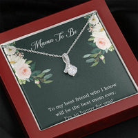 Load image into Gallery viewer, Gift for Expecting Mom, To My Best Friend, Mom to Be Alluring Beauty Necklace For Women, Pregnancy Gift For New Mother
