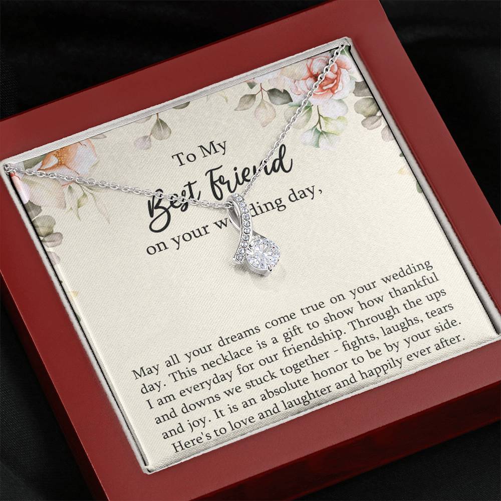 Bride Gifts, May All Your Dreams Come True, Alluring Beauty Necklace For Women, Wedding Day Thank You Ideas From Best Friend