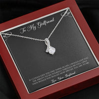Load image into Gallery viewer, To My Girlfriend, You Are Special To Me, Alluring Beauty Necklace For Women, Anniversary Birthday Valentines Day Gifts From Boyfriend

