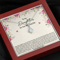 Load image into Gallery viewer, To My Bride Gifts, Enjoy Your Big Day, Alluring Beauty Necklace For Women, Wedding Day Thank You Ideas From Mom
