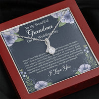 Load image into Gallery viewer, Grandmother of the Bride Gifts, When I Was A Little Girl, Alluring Beauty Necklace For Women, Wedding Day Thank You Ideas From Bride
