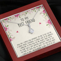 Load image into Gallery viewer, To My Best Friend Gifts, I Am So Blessed, Alluring Beauty Necklace For Women, Birthday Present Idea From Bestie
