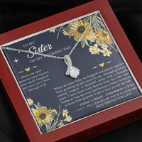 Load image into Gallery viewer, Sister of the Bride Gifts, I'll Always Be Your Sister, Alluring Beauty Necklace For Women, Wedding Day Thank You Ideas From Bride
