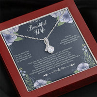 Load image into Gallery viewer, To My Wife, You Are More Than My Wife, Alluring Beauty Necklace For Women, Anniversary Birthday Gifts From Husband
