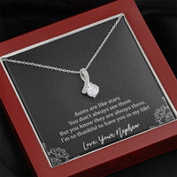 Load image into Gallery viewer, To My Aunt Gifts, Aunts Are Like Stars, Alluring Beauty Necklace For Women, Birthday Present Idea From Nephew
