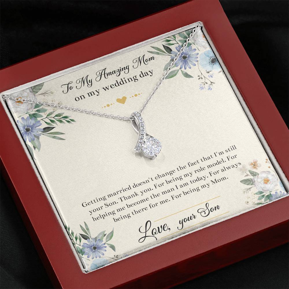 Mom Of The Groom Gifts, I'm Still Your Son, Alluring Beauty Necklace For Women, Wedding Day Thank You Ideas From Groom