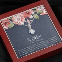 Load image into Gallery viewer, Mom of the Bride Gifts, I Am Proud To Have You, Alluring Beauty Necklace For Women, Wedding Day Thank You Ideas From Bride
