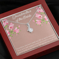 Load image into Gallery viewer, Grandmother of the Bride Gifts, You Made My Life Sweeter, Alluring Beauty Necklace For Women, Wedding Day Thank You Ideas From Bride
