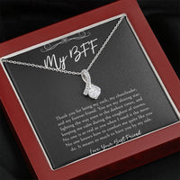 Load image into Gallery viewer, To My Friend Gifts, It Means So Much To Have You By My Side, Alluring Beauty Necklace For Women, Birthday Present Idea From Bestie
