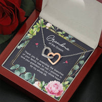 Load image into Gallery viewer, Grandmother of the Groom Gifts, I Promise To Love Your Grandson, Interlocking Heart Necklace For Women, Wedding Day Thank You Ideas From Bride
