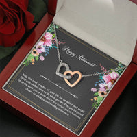 Load image into Gallery viewer, Retirement Gifts, Do What You Like, Happy Retirement Interlocking Heart Necklace For Women, Retirement Party Favor From Friends Coworkers
