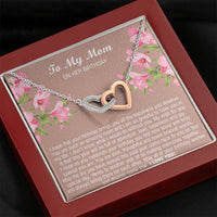 Load image into Gallery viewer, To My Mom Gifts, You Are Amazing, Interlocking Heart Necklace For Women, Birthday Present From Son Daughter

