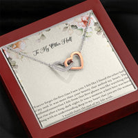 Load image into Gallery viewer, To My Wife, My Other Half, Interlocking Heart Necklace For Women, Anniversary Birthday Gifts From Husband
