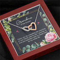 Load image into Gallery viewer, Grandmother of the Groom Gifts, I Promise To Love Your Grandson, Interlocking Heart Necklace For Women, Wedding Day Thank You Ideas From Bride

