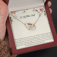 Load image into Gallery viewer, To My Wife, My Other Half, Interlocking Heart Necklace For Women, Anniversary Birthday Gifts From Husband
