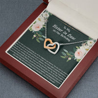 Load image into Gallery viewer, To My Sister-in-law Gifts, I Hope Your Birthday Brings You Happiness, Interlocking Heart Necklace For Women, Birthday Present Idea From Sister
