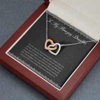 Load image into Gallery viewer, To My Daughter Gifts, You Are One Of My Greatest Joys, Interlocking Heart Necklace For Women, Birthday Present Ideas From Mom Dad
