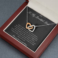 Load image into Gallery viewer, To My Bride Gifts, I Love You Forever And Always, Interlocking Heart Necklace For Women, Wedding Day Thank You Ideas From Groom
