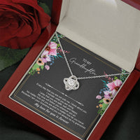 Load image into Gallery viewer, Gifts For Granddaughters, Every Day That You Are Not With Me, Love Knot Necklace For Women, Birthday Jewelry From Grandmother Grandfather
