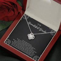 Load image into Gallery viewer, To My Bride Gifts, You Are The One For Me, Love Knot Necklace For Women, Wedding Day Thank You Ideas From Groom
