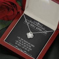 Load image into Gallery viewer, To My Badass Wife, I Just Love You, Love Knot Necklace For Women, Anniversary Birthday Valentines Day Gifts From Husband
