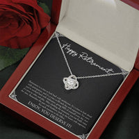 Load image into Gallery viewer, Retirement Gifts, Time To Relax, Happy Retirement Love Knot Necklace For Women, Retirement Party Favor From Friends Coworkers
