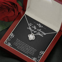 Load image into Gallery viewer, To My Maid Of Honor Gifts, Having You Next To Me, Love Knot Necklace For Women, Wedding Day Thank You Ideas From Bride
